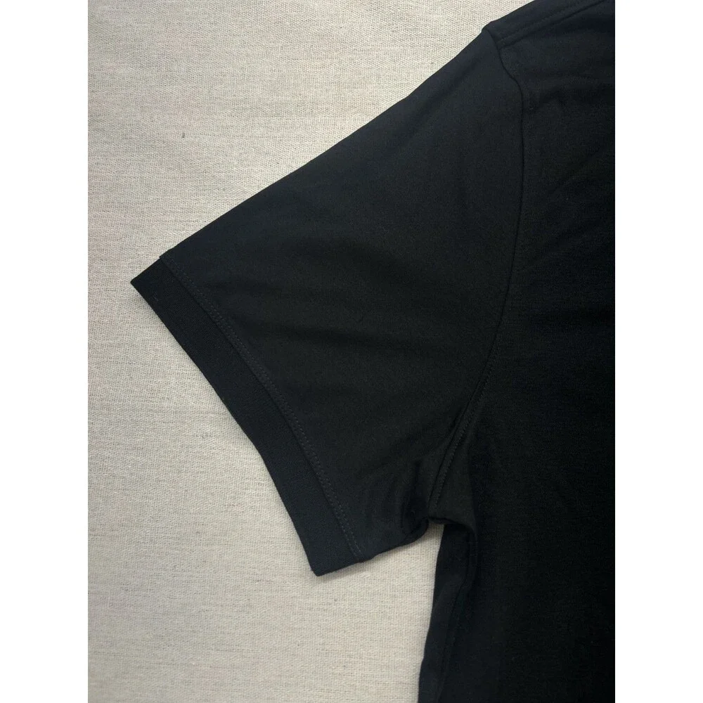Banana Republic Luxe Touch Performance Polo Shirt Mens Large Black